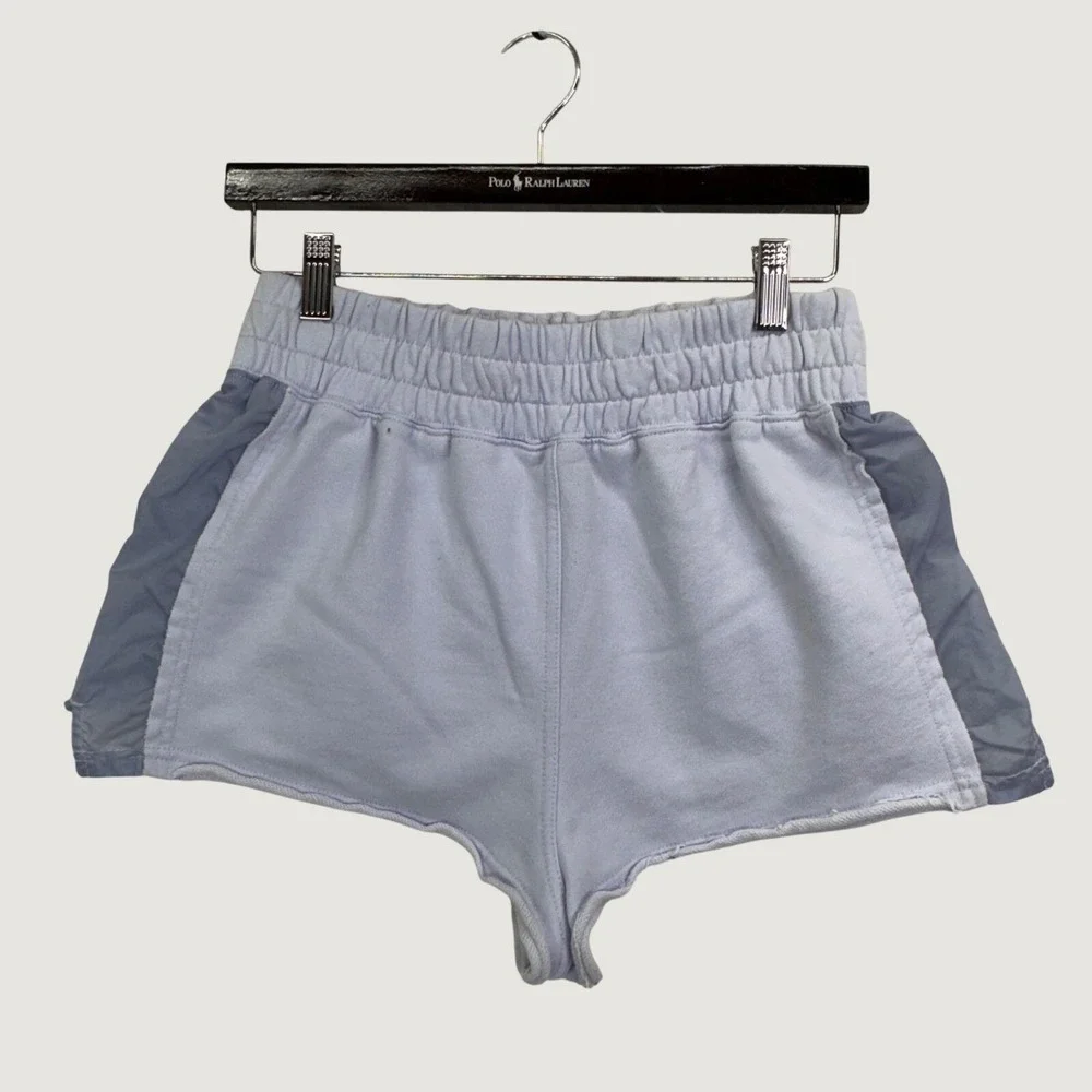 Free People Movement Shorts‎ S Purple Mixed Media Athletic Gym Athleisure